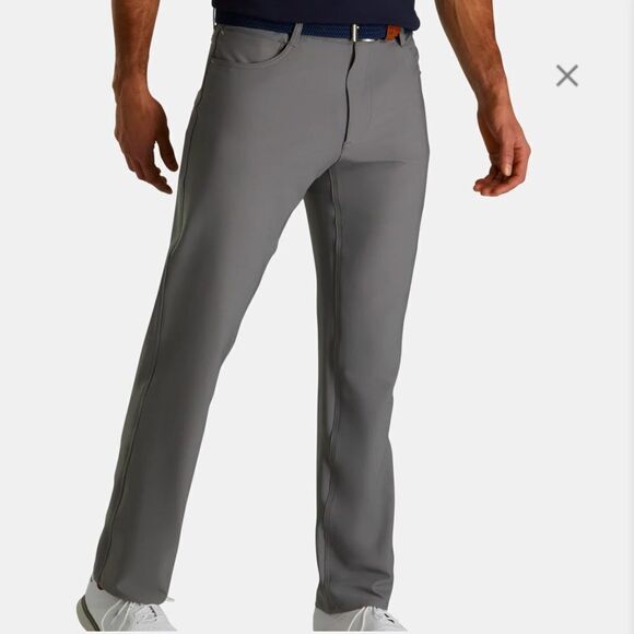 NWT Footjoy 5 Packets Gray Golf Pants size 34x32 - Picture 1 of 16